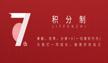 積分制7周年！來(lái)看看有哪些你想要的！